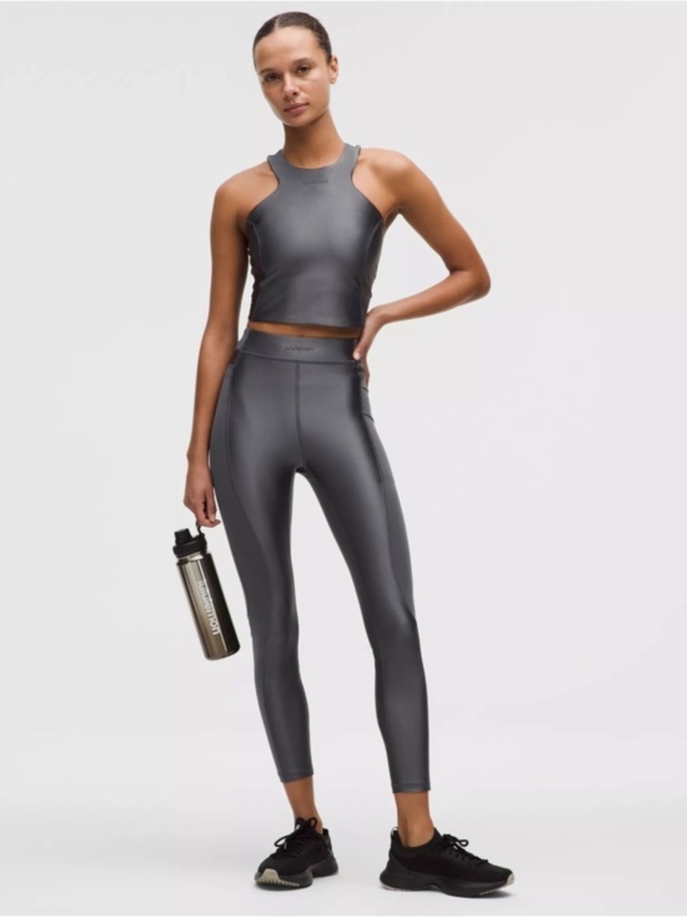lululemon satin shine panelled tights 25”
